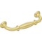 Jeffrey Alexander 96 mm Center-to-Center Brushed Gold Tiffany Cabinet Pull 658-96BG - alternate 6